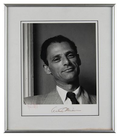 Lot #552 Arthur Miller and Roy Schatt Signed Photograph - Image 2
