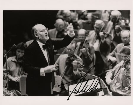 Lot #627 John Williams Signed Photograph