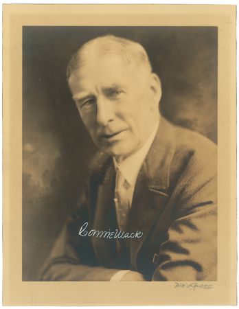 Lot #831 Connie Mack Signed Photograph - Image 1