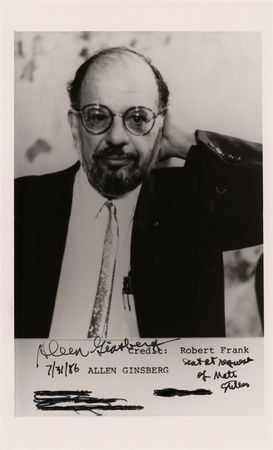 Lot #526 Allen Ginsberg (3) Signed Items - Image 1