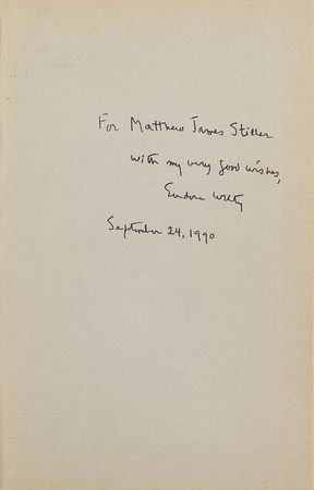 Lot #569 Eudora Welty Signed Book and Autograph Note Signed - Image 2