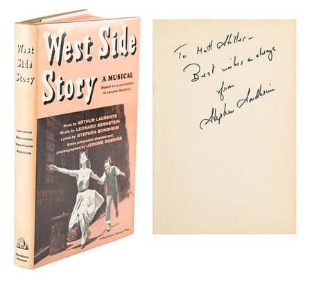 Lot #577 Stephen Sondheim Signed Book - Image 1
