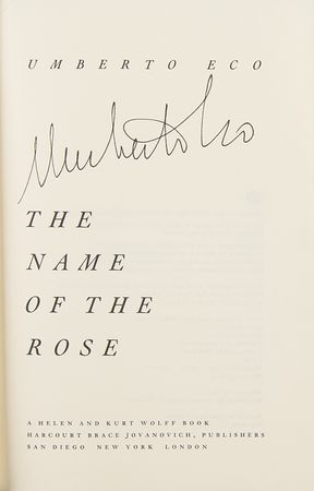 Lot #520 Umberto Eco (2) Signed Books - Image 2