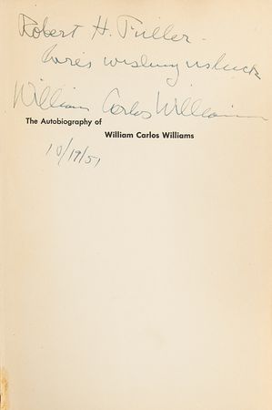 Lot #572 William Carlos Williams Signed Book - Image 2