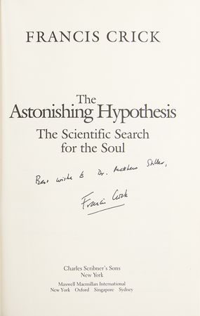 Lot #167 DNA: Francis Crick Signed Book - Image 2