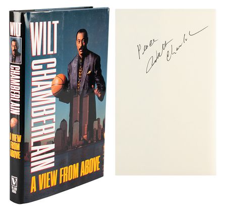 Lot #815 Wilt Chamberlain Signed Book - Image 1