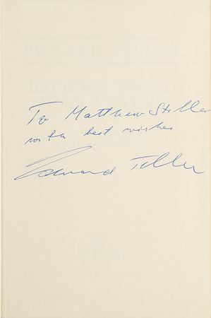 Lot #293 Edward Teller (3) Signed Items - Image 2