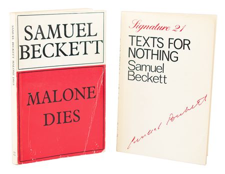 Lot #505 Samuel Beckett (2) Signed Books - Image 1