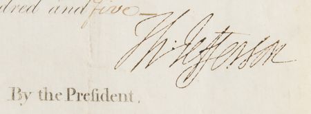 Lot #7 Thomas Jefferson and James Madison Document Signed as President and Secretary of State - Image 2