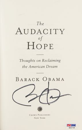 Lot #52 Barack Obama Signed Book - Image 2