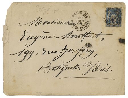 Lot #407 Paul Cézanne Autograph Letter Signed - Image 3
