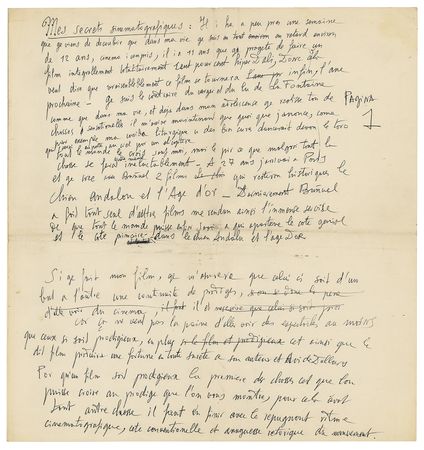 Lot #409 Salvador Dali Autograph Manuscript Signed - Image 2