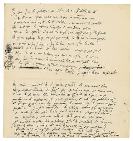 Lot #409 Salvador Dali Autograph Manuscript Signed - Image 4