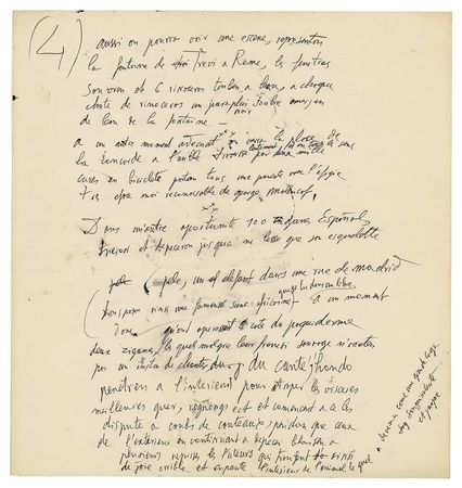 Lot #409 Salvador Dali Autograph Manuscript Signed - Image 6