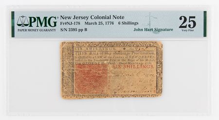 Lot #198 John Hart Signed Currency - Image 1