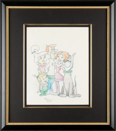 Lot #469 Virgil Ross Original Drawing of The Jetsons - Image 2