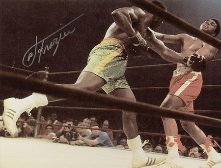 Lot #821 Joe Frazier Signed Oversized Photograph - Image 1