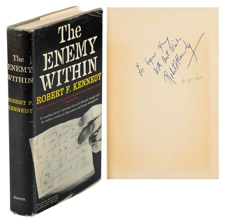 Lot #218 Robert F. Kennedy Signed Book - Image 1