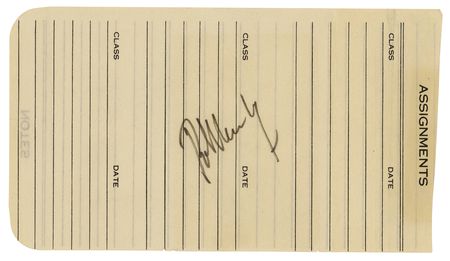 Lot #219 Robert F. Kennedy Signature - Image 1