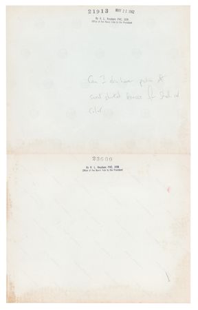 Lot #44 Jacqueline Kennedy Hand-Annotated Photograph - Image 2