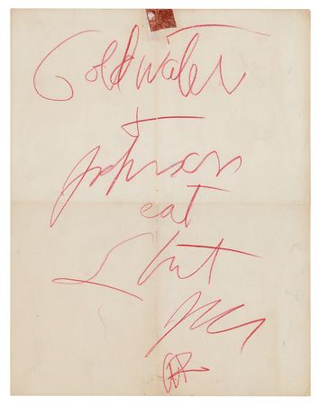 Lot #586 The Doors: Jim Morrison Autograph Note Signed - Image 1