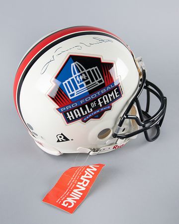 Lot #851 Johnny Unitas Signed Football Helmet - Image 1