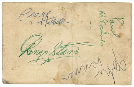 Lot #580 Beatles Signed Photograph - Image 1