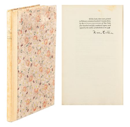 Lot #516 Willa Cather Signed Book - Image 1