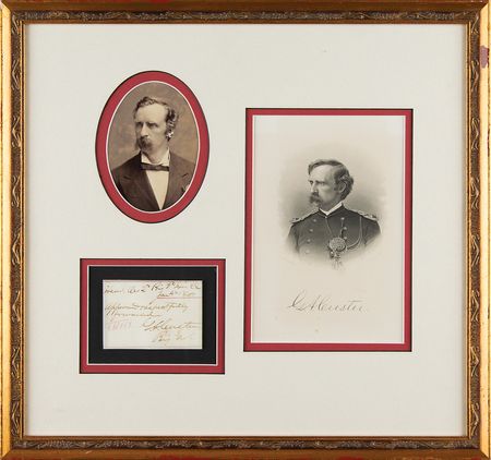 Lot #315 George A. Custer Signed Endorsement - Image 1