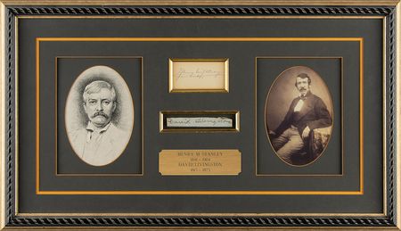 Lot #124 Henry Stanley and David Livingstone Signatures - Image 1