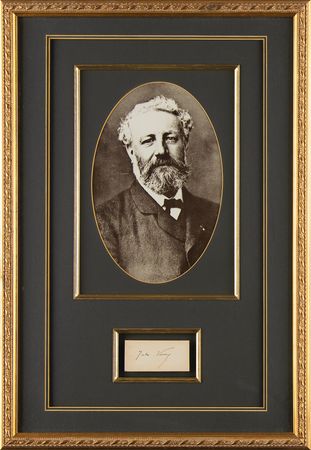 Lot #496 Jules Verne Signature - Image 1