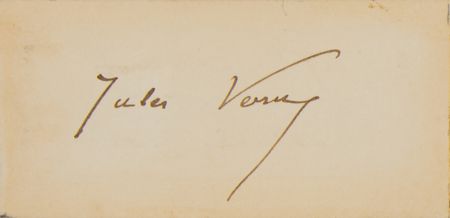 Lot #496 Jules Verne Signature - Image 2