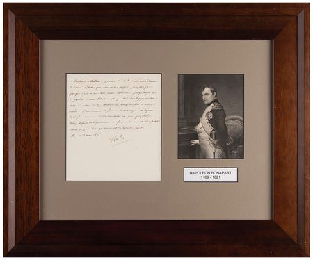 Lot #322 Napoleon Letter Signed - Image 1
