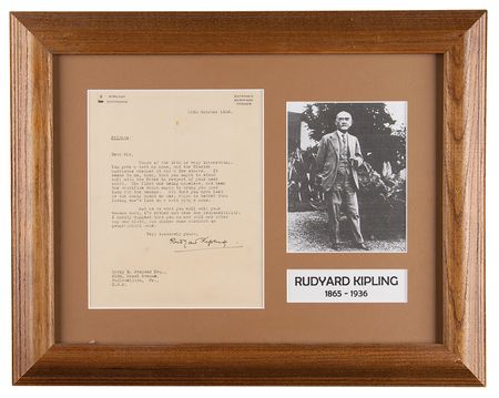 Lot #542 Rudyard Kipling: 