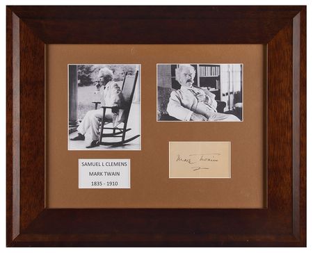 Lot #484 Samuel L. Clemens Signature - Image 1