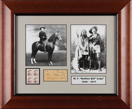 Lot #125 William F. 'Buffalo Bill' Cody Signature - Image 1