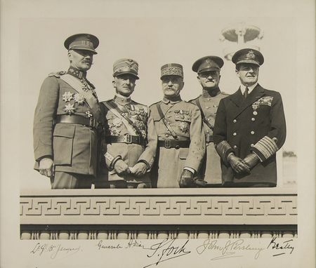 Lot #320 World War I Generals Signed Photograph - Image 1