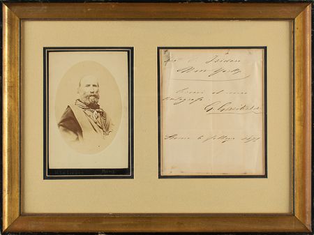 Lot #184 Giuseppe Garibaldi Signature - Image 1