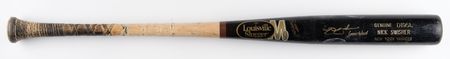 Lot #849 Nick Swisher Signed and Game-Used Baseball Bat - Image 3
