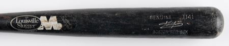 Lot #853 Kevin Youkilis Game-Used Baseball Bat - Image 1