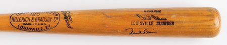 Lot #808 Paul Blair Signed and Game-Used Baseball Bat - Image 1