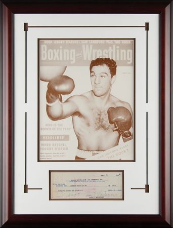 Lot #799 Rocky Marciano Signed Check - Image 1