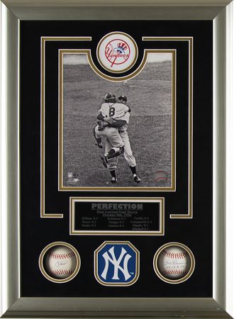 Lot #807 Yogi Berra and Don Larsen (2) Signed Baseballs - Image 1