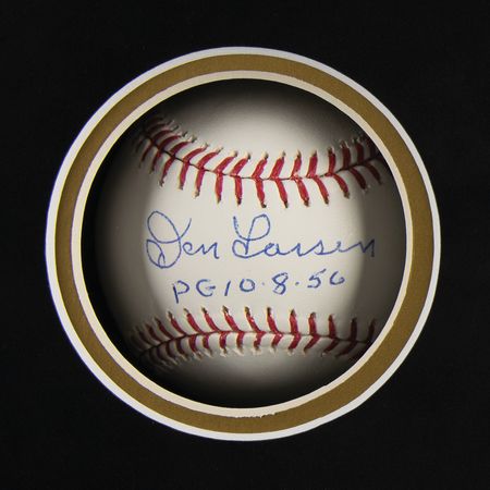 Lot #807 Yogi Berra and Don Larsen (2) Signed Baseballs - Image 3