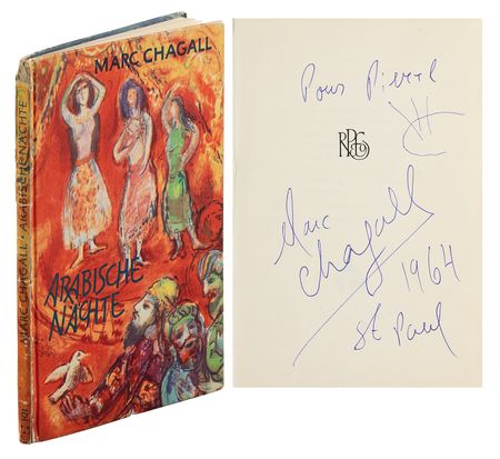 Lot #433 Marc Chagall Signed Book - Image 1