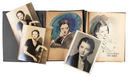 Lot #686 Sylvia Sidney Estate Archive: Autographs, Sketches, Photographs, and Papers: Unique archive from the estate of Sylvia Sidney, including her sketchbooks, correspondence, and photographs - Image 7
