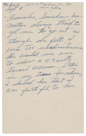 Lot #684 Marilyn Monroe: Marilyn remembers her mom