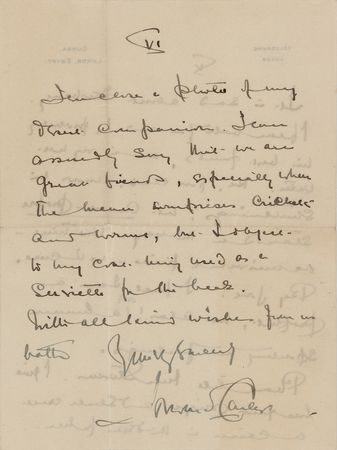 Lot #122 Howard Carter: 