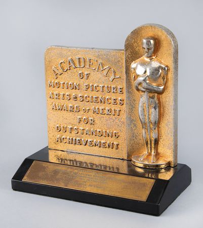 Lot #665 Academy Award Plaque: Set Decoration for An American in Paris (1951) - Image 1