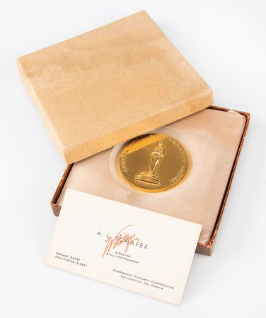 Lot #666 Academy Award Still Photography Medal: Whitey Schafer (1942) - Image 4